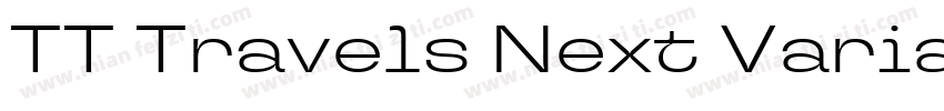 TT Travels Next Variable字体转换